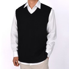 GUYSTORY 中性款素色羅紋針織背心