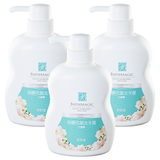 TAIYEN 台塩生技 BATHMAGIC 蓓舒美 海鹽抗菌洗手露 小蒼蘭, 500ml, 3瓶
