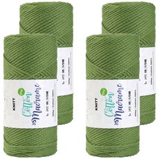 니뜨 뉴 코튼 마크라메실 150g, 4개, 24포레스트