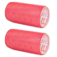 Hi Today 導熱特大瀏海髮捲, 2個, 紅色