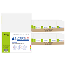 Eco Cheongun L型文件夾, 透明, 60個