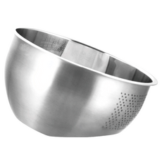 Hi CHEF 掌廚 304不鏽鋼洗米器, 優質不鏽鋼, 輕量材質, 耐刷洗, 台灣製, 23cm, RW-23, 1個