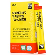 슬림웨이 두드림 NFC 유기농 착즙 100% 레몬즙 14p, 210g, 1박스