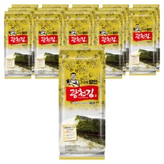 광천김 3대째 달인 재래 조각김, 55g, 15개