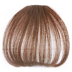 HiYuni 迷你空氣瀏海髮片 基本款, 淺棕色, 1個