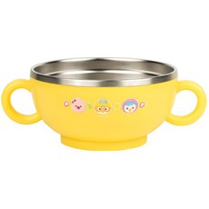 LiLFANT 兒童Pororo The Bowl可機洗不鏽鋼大碗, 1個, 混合顏色