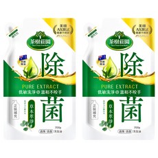 farcent 花仙子 茶樹莊園 超濃縮洗碗精 補充包 茶樹速淨, 700g, 2包