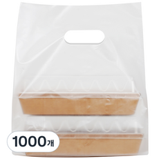 comet 多用途素面HDPE塑膠購物袋 小型, 半透明, 1000個