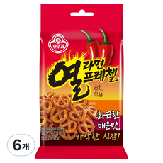 오뚜기 열라면 프레첼, 6개, 50g 6개, 50g