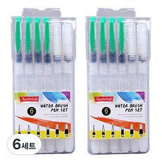 水彩筆 6種組, 8 x 19cm, 6組