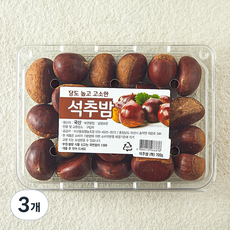 아산율림영농조합 석추밤 특, 3개, 700g
