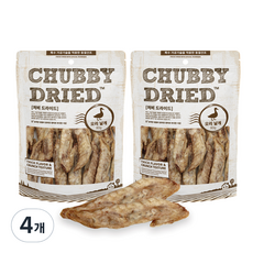 처비드라이드 진공 동결건조 간식, 오리날개, 80g, 4개