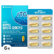 Selfrx rTG Omega-3, 30.3g, 6個