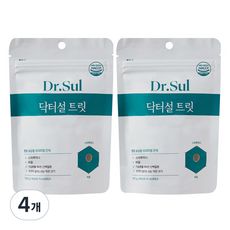 닥터설 반려동물 핏펫 트릿 스피루리나 교육용 간식, 덴탈, 100g, 4개