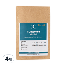 瓜地馬拉薇薇特南果SHB單品咖啡豆, 法式濾壓壺, 200g, 4個