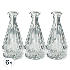 KOKA 水晶花瓶擴香玻璃瓶, 50ml, 單一顏色, 6個
