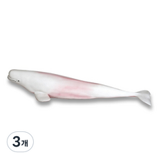 Bandi Toy 柔軟動物白鯨公仔, 3個