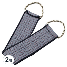 溫智 高級雙面強力背部按摩帶沐浴巾, 灰色, 1入, 2個