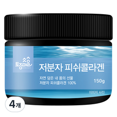 토종마을 저분자 피쉬콜라겐, 4개, 150g