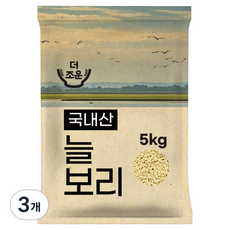 더조운 국내산 늘보리, 5kg, 3개