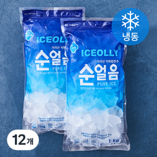 아이스올리 순얼음 (냉동), 1kg, 12개