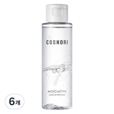 코스노리 마이크로 액티브 립앤아이 리무버, 150ml, 6개