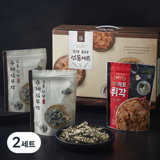 주일 김부각 3개입 + 어포튀각 3개입 부각튀각 선물세트, 450g, 2세트