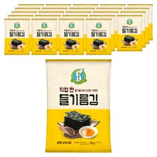 지도표성경 직접 짠 들기름김, 20g, 25개
