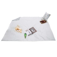 하임앤하임 반스체크 피크닉 매트, 아이보리