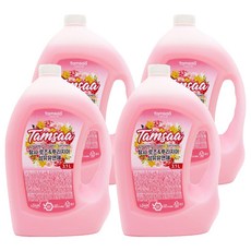 Tamsaa 衣物柔軟精, 防靜電 防皺 防霉去味 3.1L, 4桶