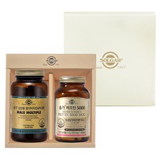 SOLGAR 男性維他命&礦物質錠 241.6g+生物素膠囊 81.5g組, 1組