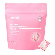 La vikit Soktner 深層潔淨膠囊洗衣精 嬰兒麝香, 38入, 1個