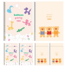 YOUNG ART 小學寬格線圈聯絡簿, 10個, 隨機出貨