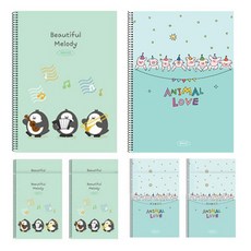 Young Art 小學 Spring Note 10 韓國空間, 10個, 隨機出貨