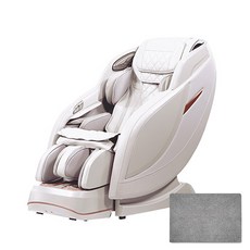브람스 루쏘쏘 안마의자 + 안마의자 카페트 방문설치, 라이트 그레이, BRAMS-S8300