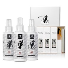 Sloway 1865 高爾夫清潔劑 150ml + 尼龍刷 + 海綿 + 毛巾 禮品套組, 混色