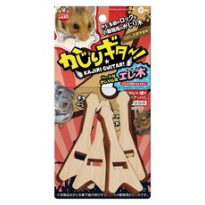 MARUKAN MK搖滾鼠造型啃木 電吉他 造型小巧可愛 讓寵物鼠盡情啃咬 尺寸W95 x D10 x H190MM, 1包