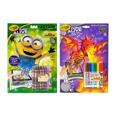 Crayola 繪兒樂 炫彩魔法書超值組, 小小兵 + 噴火龍, 1組