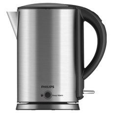 PHILIPS 飛利浦 無線電熱水壺 Viva Collection 系列 1.7L 金屬銀, HD9316/03