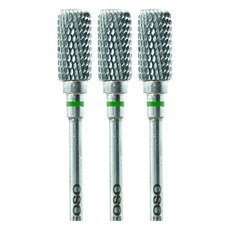 EOSO 磨頭 鎢鋼材質 用於封層、底膠、光療甲、延長甲、水晶甲等大面積打磨, 3件, 10粗磨紋C