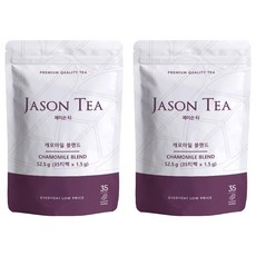 JASON TEA 洋甘菊茶三角茶包, 1.5g, 35包, 2袋