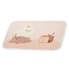 沐慕家居 沐慕熊地墊, 懶人沐慕熊 淺橘色