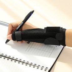 편안해 엄지손가락 손목 보호대, 1개, 블랙