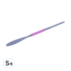 에스제이네일 베벨 젤 스파츌라, 핑크, 5개