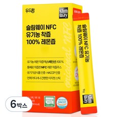 슬림웨이 두드림 NFC 유기농 착즙 100% 레몬즙 14p, 210g, 6박스