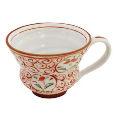 赤繪桔梗馬克杯-日本製, 赤繪, 1個