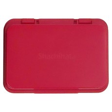 Shachihata 寫吉達 油性印台, 紅色, 1個