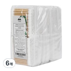 Geurinnaeil 竹製棉花棒, 6個, 1600入