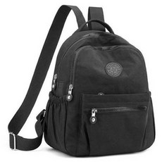 Earlyports 女用迷你後揹包 防水包 迷你揹包, 黑色