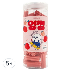 펫츠아일랜드 멍껌, 5개, 320g, 딸기맛